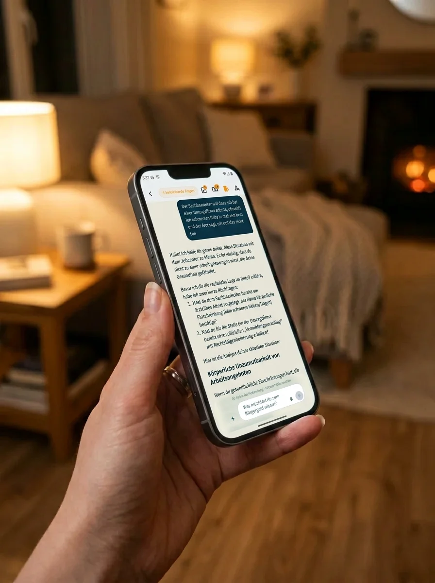 KI-Rechtshilfe mit Tacheles-Urteilen: Jobcenter Bescheid prüfen lassen per Chat